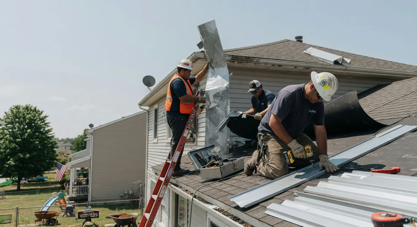 Metal Roof Repair in Dow City, IA